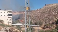 مستوطنون يهاجمون برقا شرق رام الله ويحاولون إحراق منزل