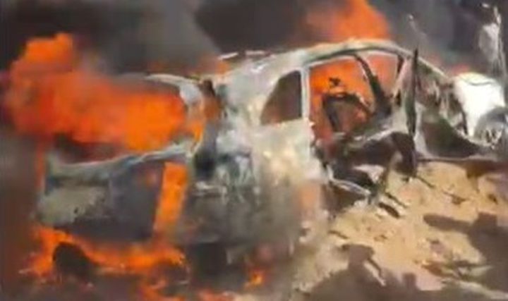 شهيد في قصف للاحتلال استهدف مركبة مدنية بمدينة غزة