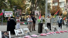 فعالية تضامنية في ولاية قونيا التركية، تنديدا بمجازر الاحتلال بحق الأطفال في قطاع غزة، ودعوة إلى مقاطعة البضائع الإسرائيلية.