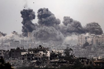 شهيد ومصابون بقصف الاحتلال وسط مدينة خان يونس