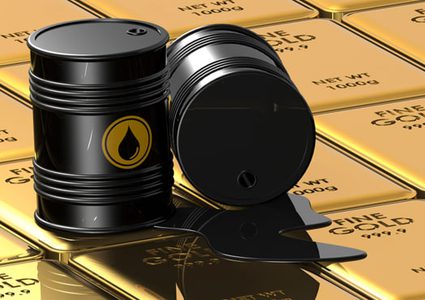تراجع أسعار النفط والذهب