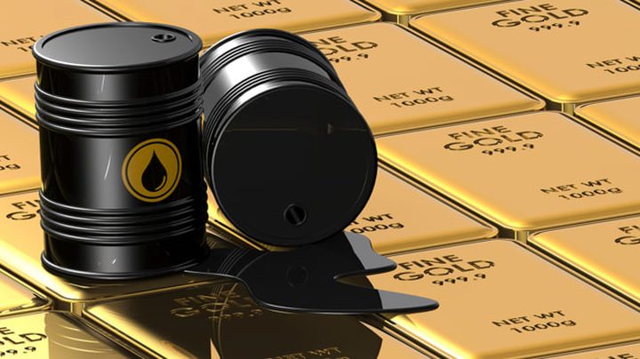 تراجع أسعار النفط والذهب