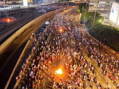 مظاهرات في المدن الإسرائيلية ضد نتنياهو وحكومته