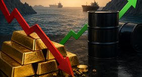 ارتفاع النفط بأكثر من 1% وتراجع الذهب مع تصاعد مخاوف التضخم