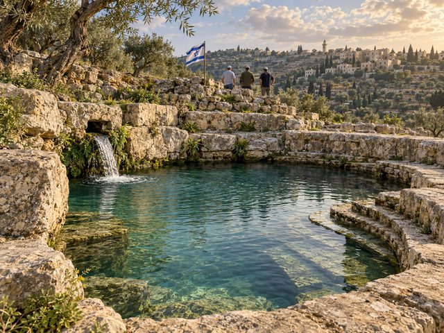 مستوطنون يقتحمون منطقة "الرأس" في الجيب ويؤدون طقوسا في عين مياه تاريخية
