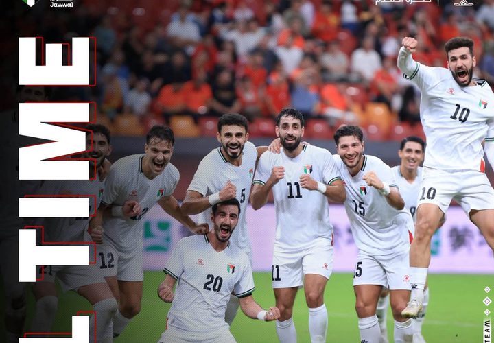 الفلسطيني يسجل ٥ أهداف في شباك المنتخب الصيني