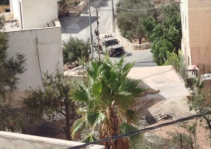 مستوطنون يهاجمون منازل المغير ويستولون على مركبة