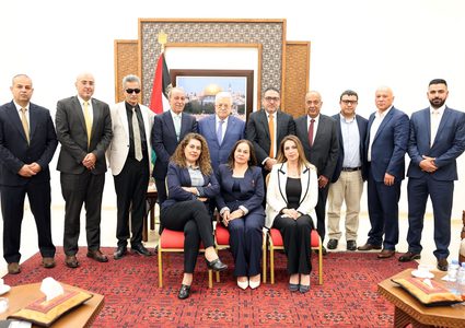 الرئيس يستقبل وفد الهيئة المستقلة لحقوق الإنسان