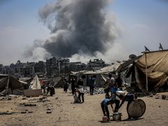 إصابة 5 مواطنين بينهم طفلان في قصف للاحتلال على غزة