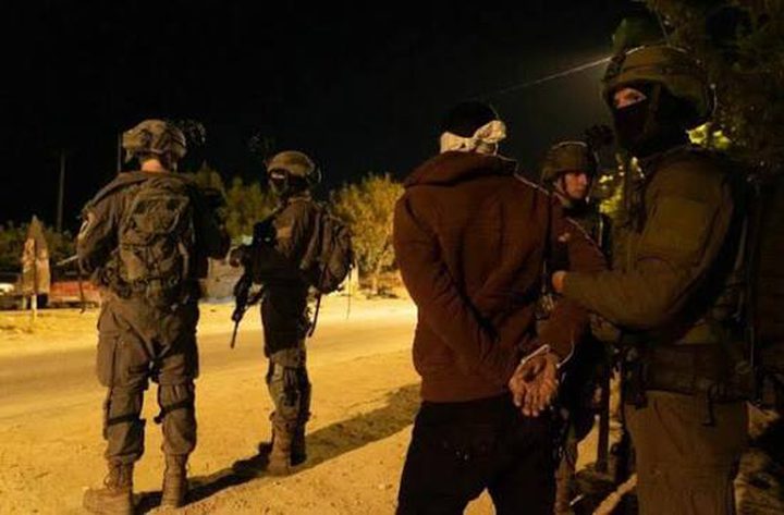حملة اعتقالات بالضفة تطال عددا من المواطنين بينهم ثلاثة أطفال من نابلس