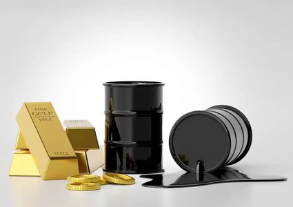 تراجع أسعار النفط وارتفاع الذهب