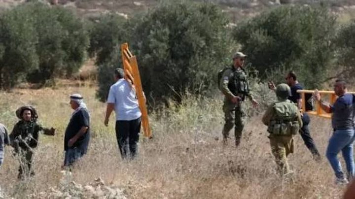 مستوطنون يهاجمون المزارعين غرب نابلس وسلفيت