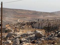 الاحتلال يفجّر سارية علم فلسطين في قرية دير جرير شرق رام الله