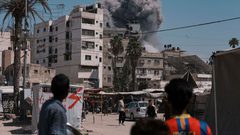 4 شهداء في غارة للاحتلال استهدفت نقطة شحن غرب خان يونس