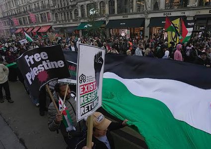 تظاهرات في عدة مدن أميركية تضامنا مع الشعب الفلسطيني ورفضا لاستمرار العدوان
