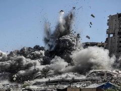 إصابات في قصف الاحتلال خيمة نازحين غرب مدينة غزة