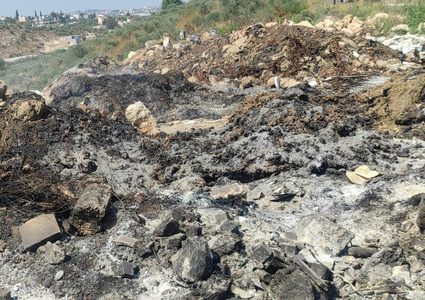 جودة البيئة: نتابع إغلاق مكب عشوائي للنفايات في النزلة الوسطى بطولكرم