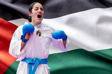 مريم بشارات إلى نهائي بطولة العالم للكاراتيه