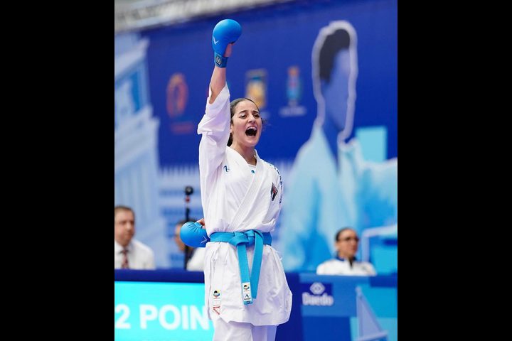 مريم بشارات بطلة العالم للكاراتيه للمرة الثانية توالياً