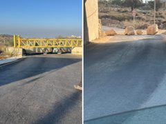 الاحتلال يواصل اغلاق بوابة عين يبرود ويغلق مدخل المغير الوحيد