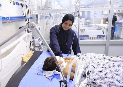 محمد الجبالي.. طفل مصاب بسرطان الدم وينتظر العلاج خارج غزة