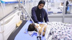 محمد الجبالي.. طفل مصاب بسرطان الدم وينتظر العلاج خارج غزة