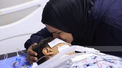 محمد الجبالي.. طفل مصاب بسرطان الدم وينتظر العلاج خارج غزة