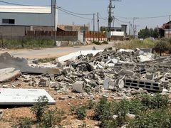 الاحتلال يجرف الشارع الرئيس الرابط بين بلدتي سيلة الظهر والعطارة جنوب جنين