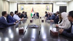 رئيس الوزراء يبحث مع البنك الدولي وشركات تكنولوجية فلسطينية تعزيز الاستثمار